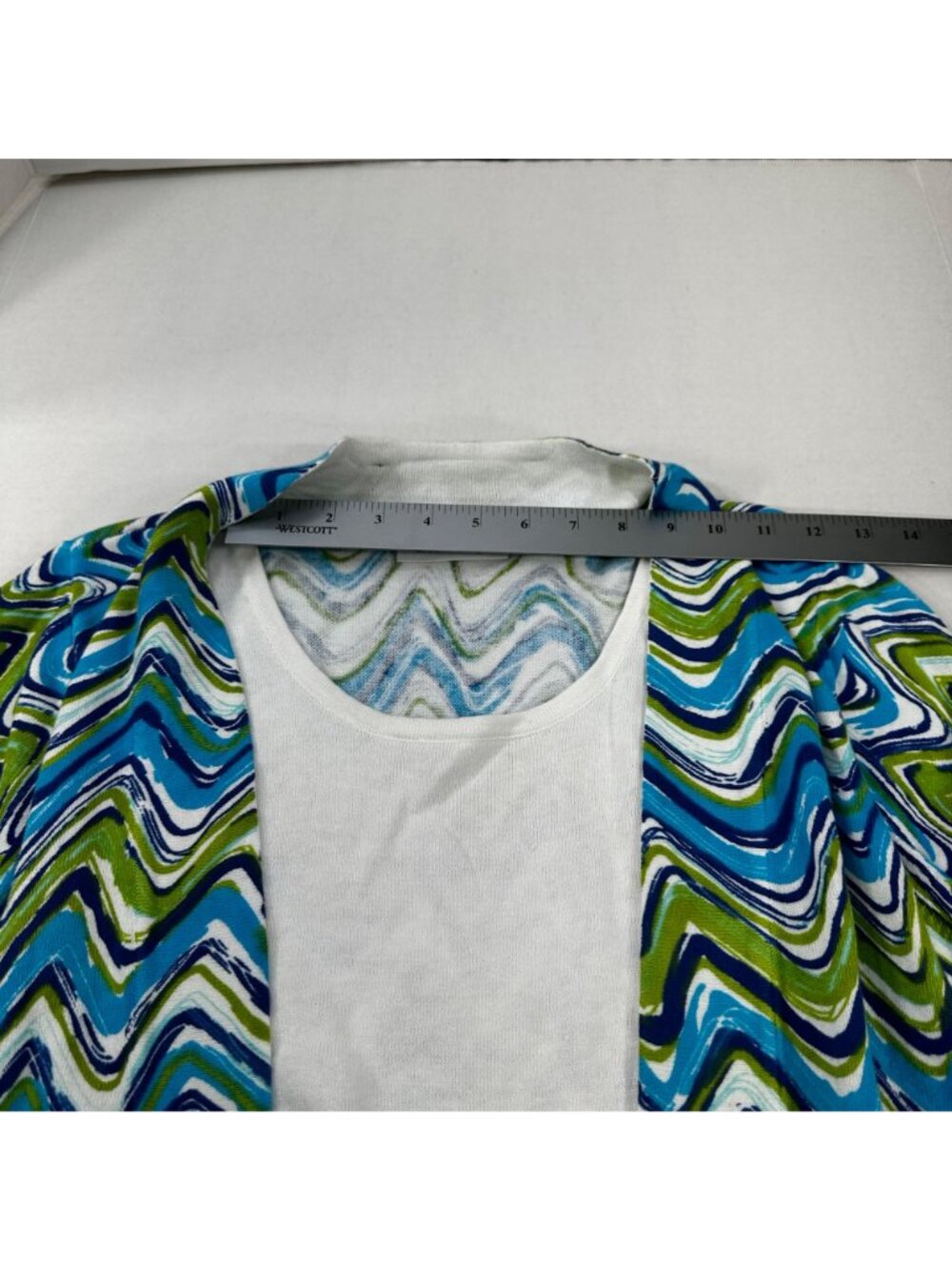 Breckenridge Women's Size Medium Blouse Long Sleeve Attached Shirt Preowned - Picture 8 of 13